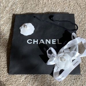 CHANEL shopping bag 13 x 13 inches